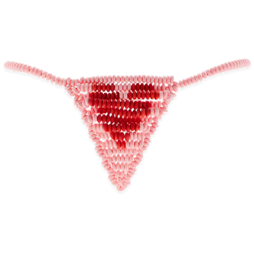 Spencer & Fleetwood – Tanga de caramelos Lovers para mujer | Lencería dulce y romántica