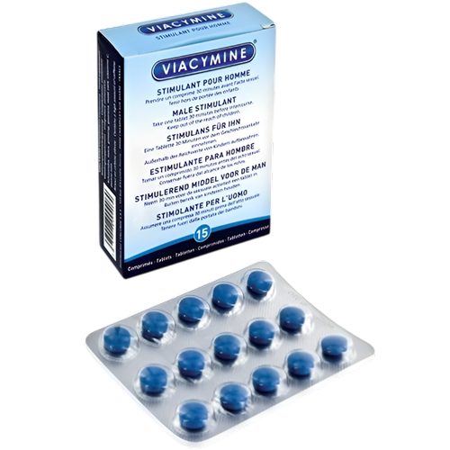 Viacymine – Suplemento Afrodisiaco Potenciador Masculino Natural | Mejora la Durabilidad y el Rendimiento Sexual – 15 Cápsulas